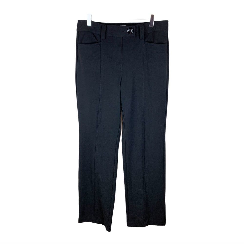 Talbots Stretch‎ Black Dress Pants Sz 10 EUC